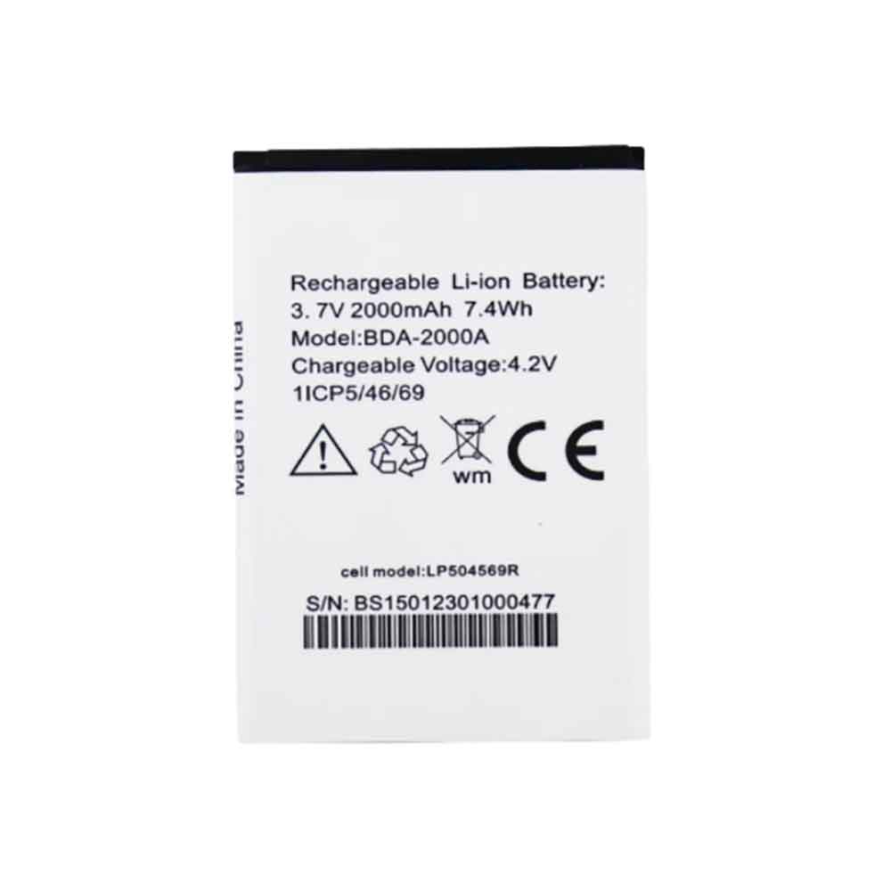  2000mAh 3.7V batterie