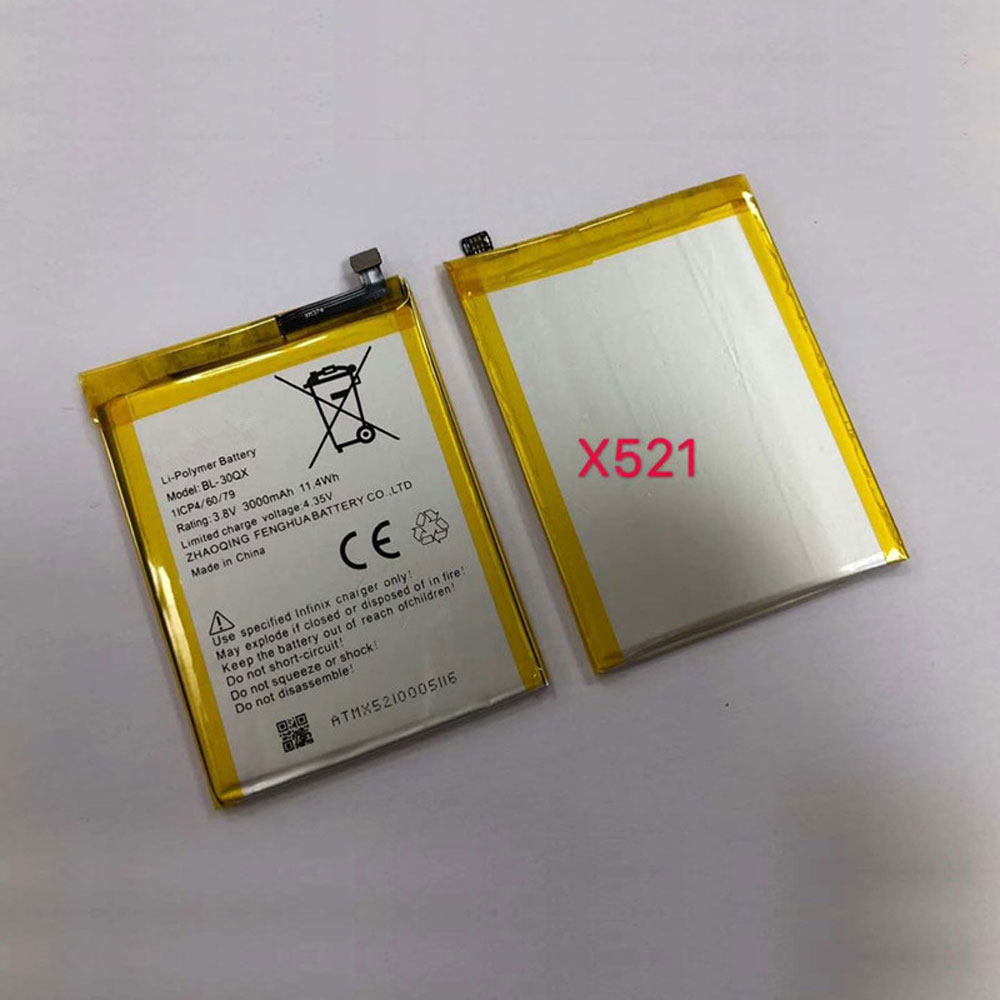 2 3000mAh/11.4WH 3.8V/4.35V batterie