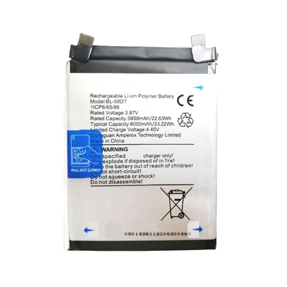 C 6000mAh 3.87V batterie