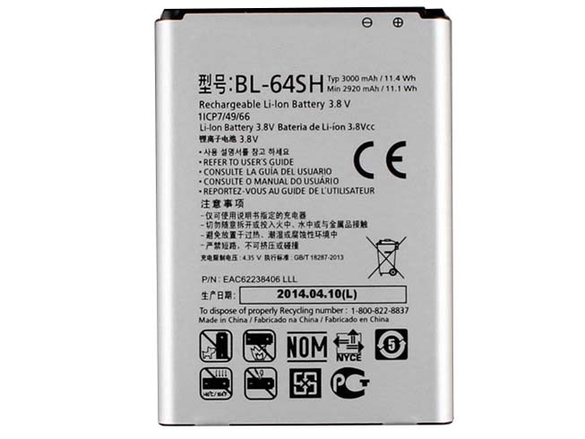 B 3000mAh 3.8V batterie