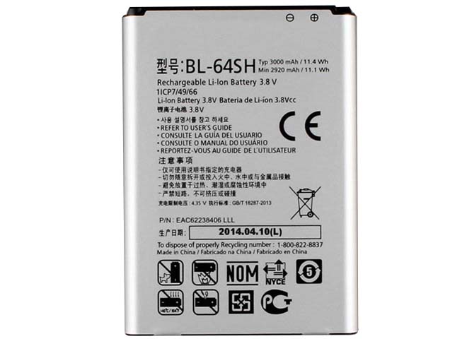  3000mAh 3.8V batterie