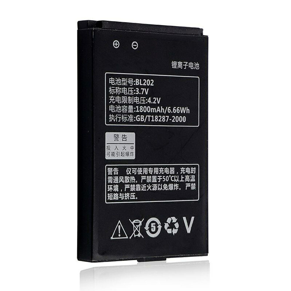 BL202 1800mAh/6.66WH 3.7V/4.2V batterie