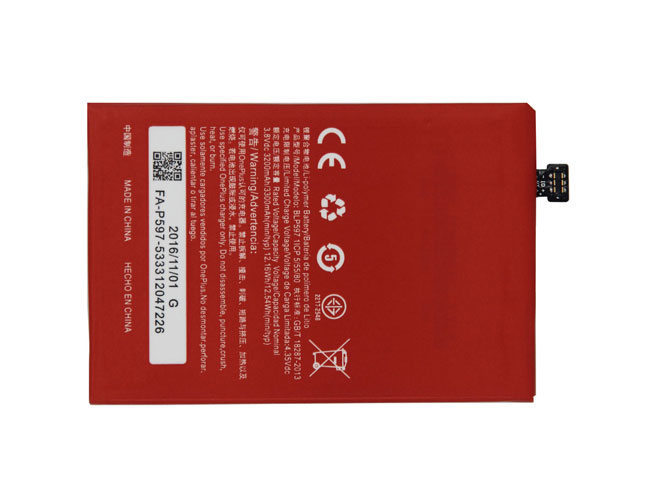 BLP597 3200/3300mAh (Min/Typ.). 3.8V./ 4.35V batterie