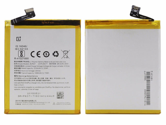 One 3300mAh/12.70WH 3.85V batterie