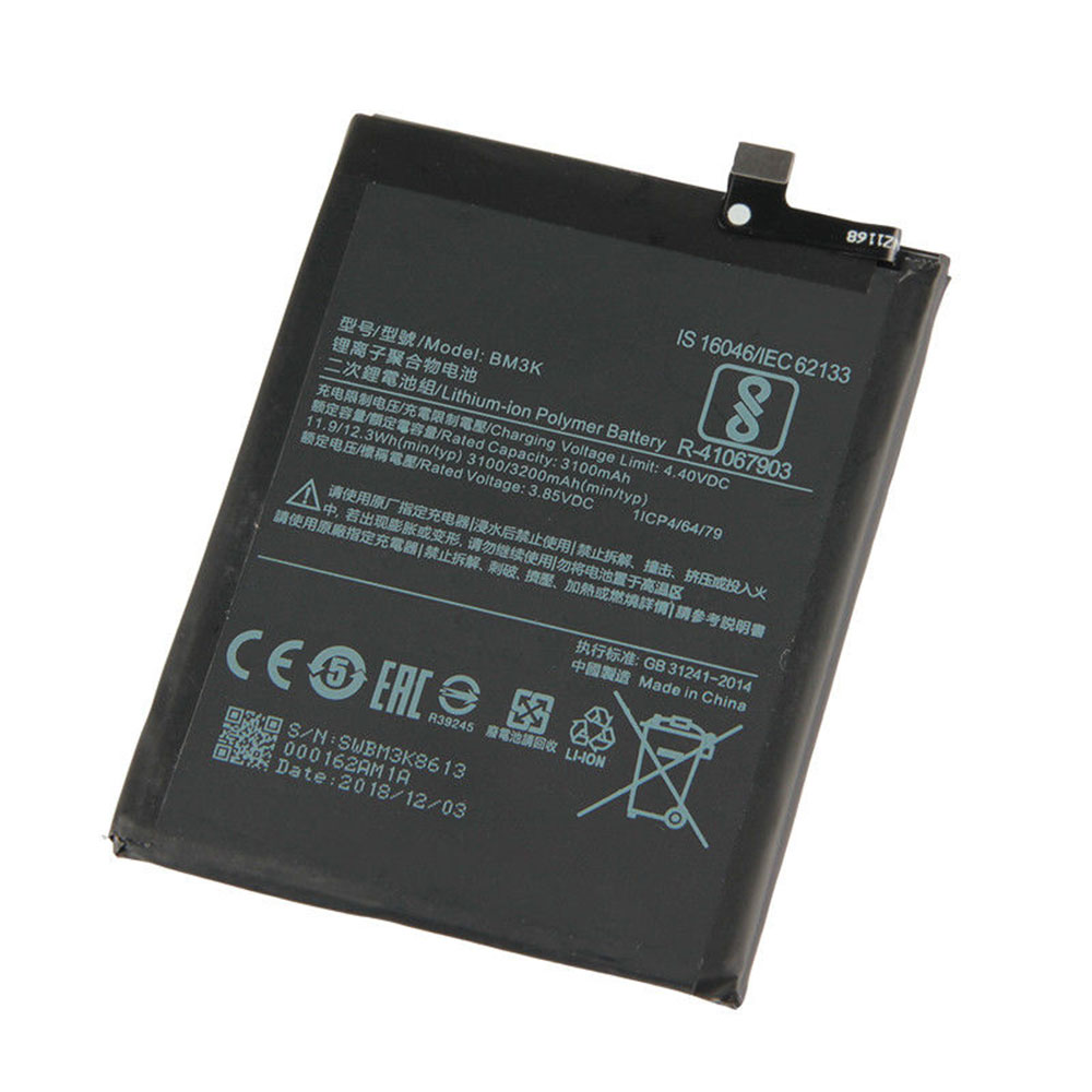 K 3100mAh/11.9WH 3.85V/4.4V batterie
