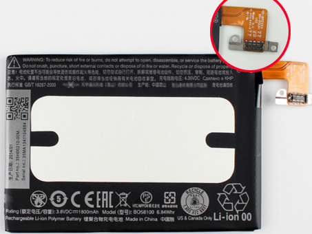 100 1800mah 3.8V batterie