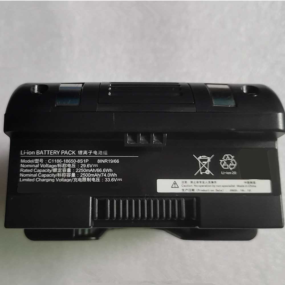 X2 2500mAh 29.6V batterie