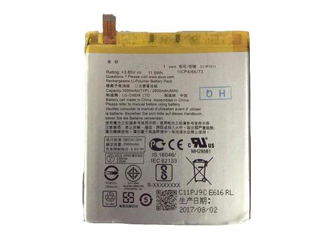 z01 2900mAh/11.5WH 3.85V/4.4V batterie