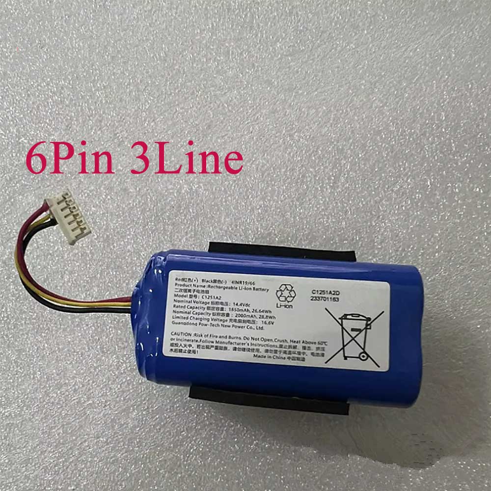 3 1850mAh 14.4V batterie