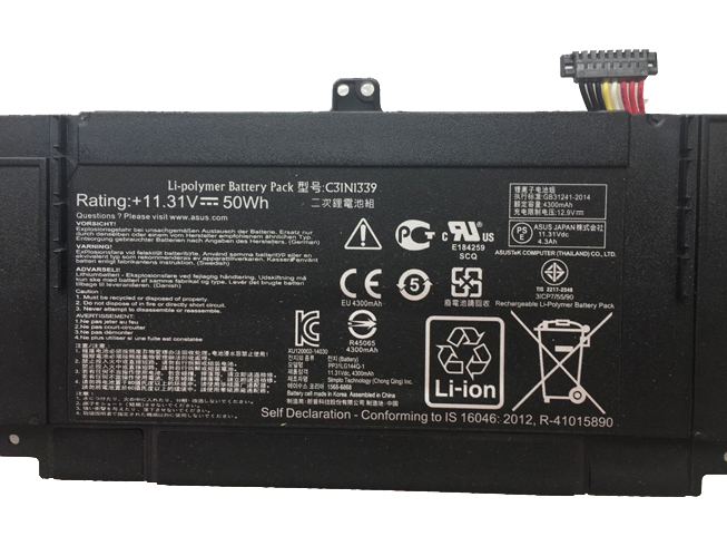  50Wh 11.31V batterie