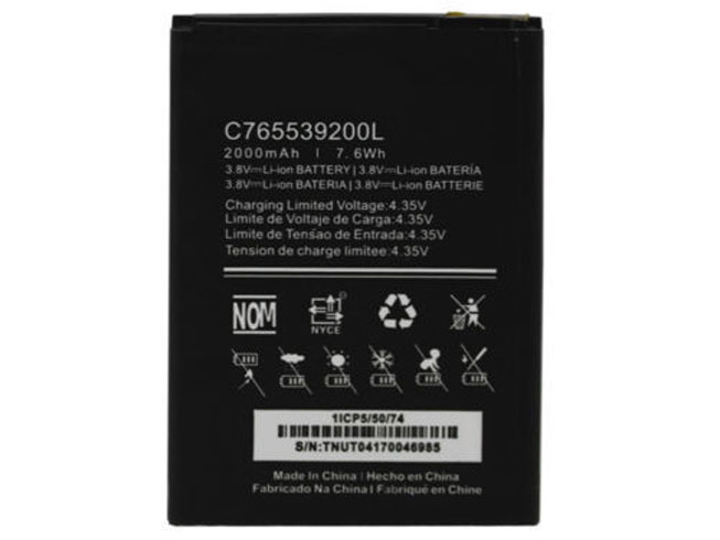 C765539200L 2000mAh/7.6WH 3.8V batterie
