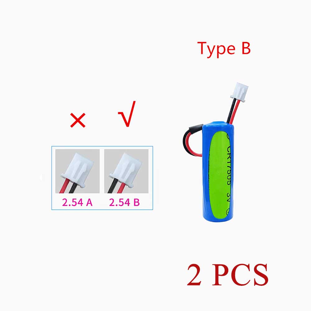 2 2800mAh 3V batterie