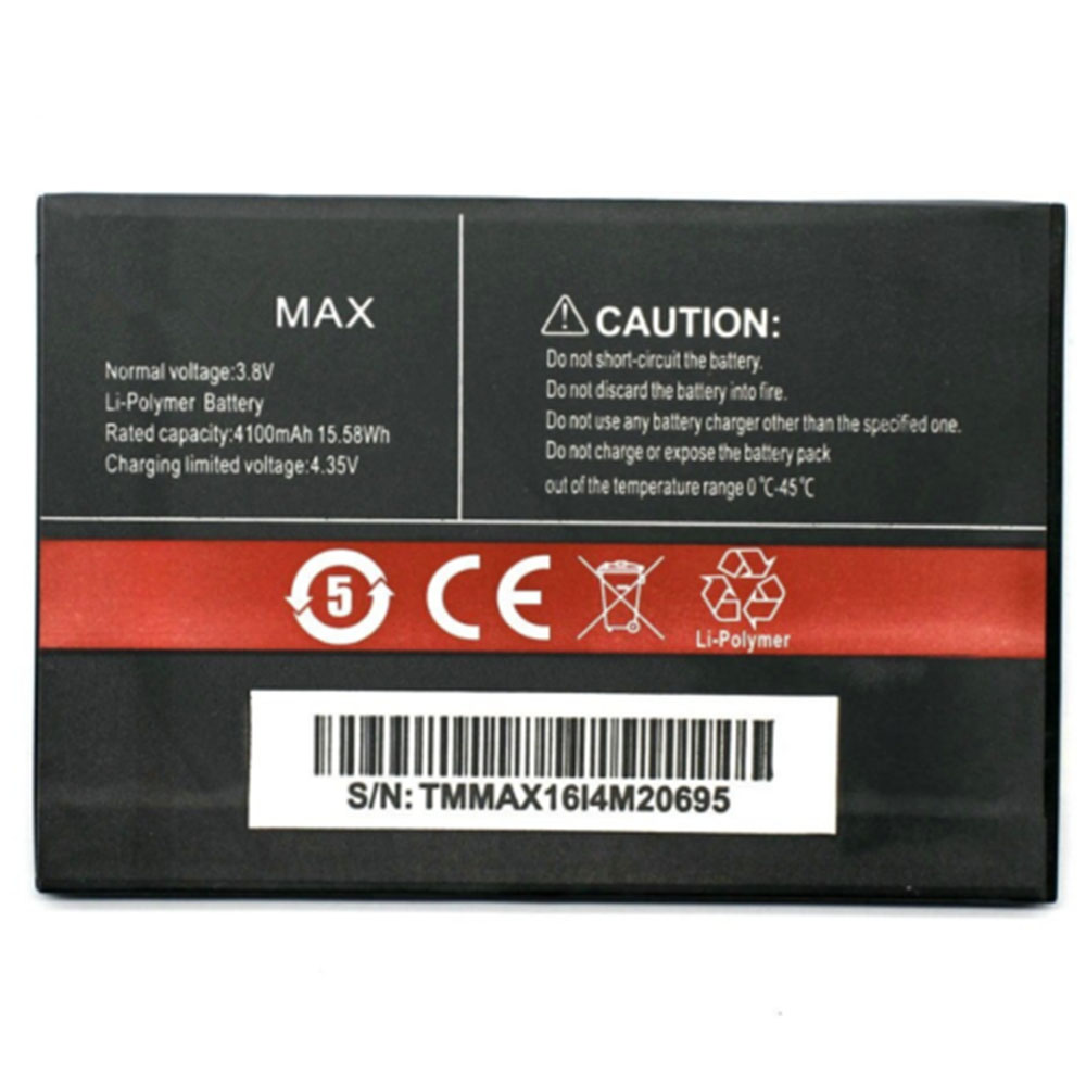 MAX 4100mAh 3.8V/4.35V batterie