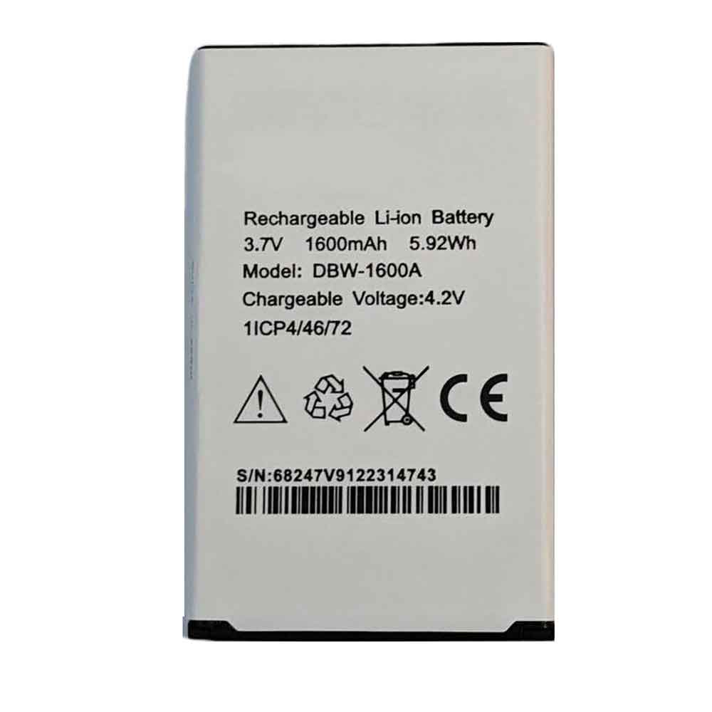  1600mAh 3.7V batterie