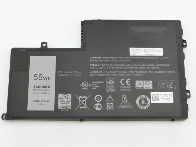 TRHFF 58Wh/7600mAh 7.4V batterie