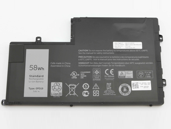 P39F 58Wh/7600mAh 7.4V batterie