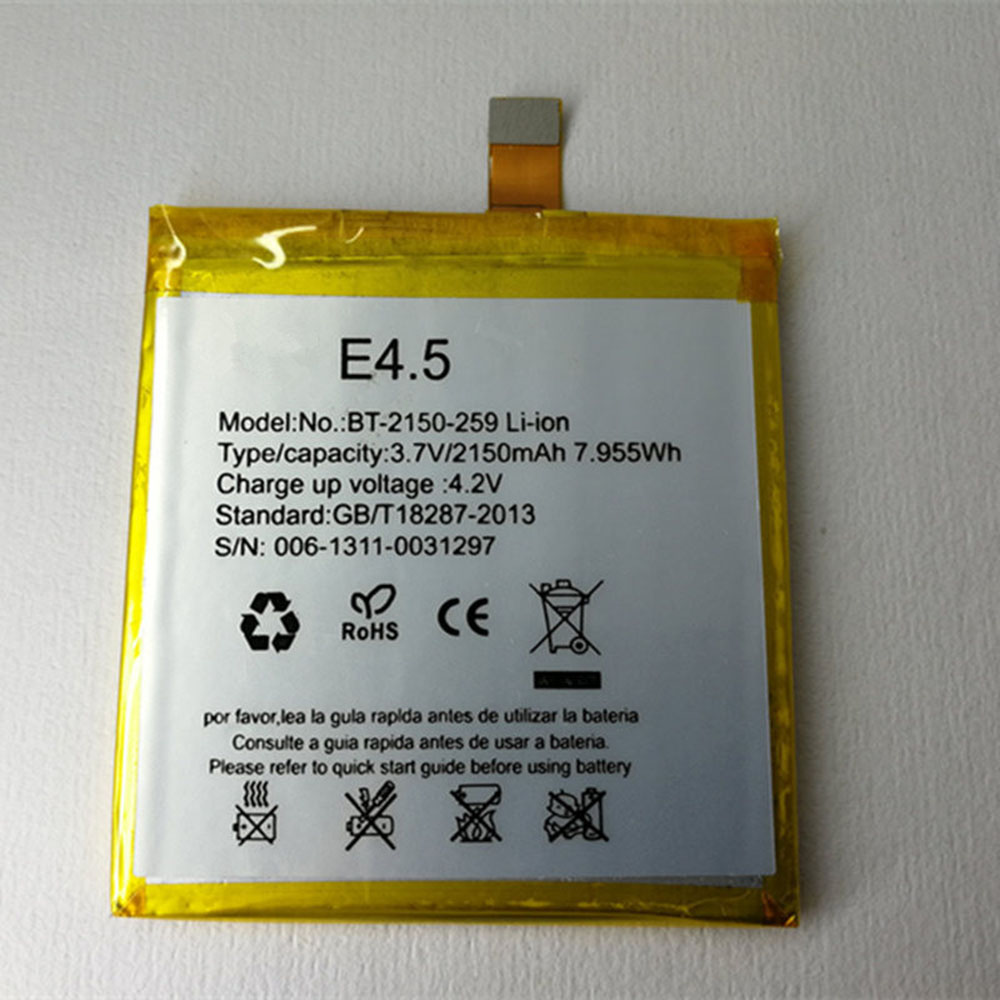 E4.5 2150mAh/7.995WH 3.7V/4.2V batterie