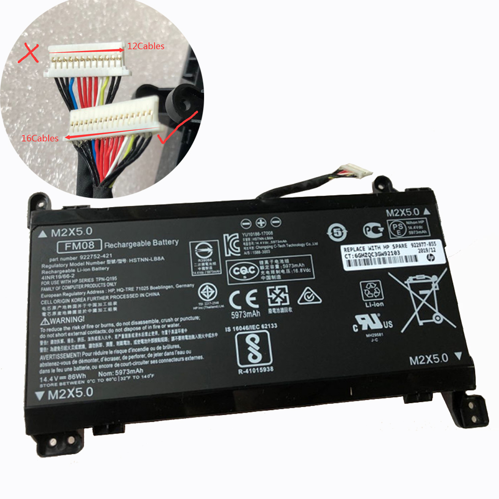 TPN-Q195 14.4V 86Wh/5973mAh batterie