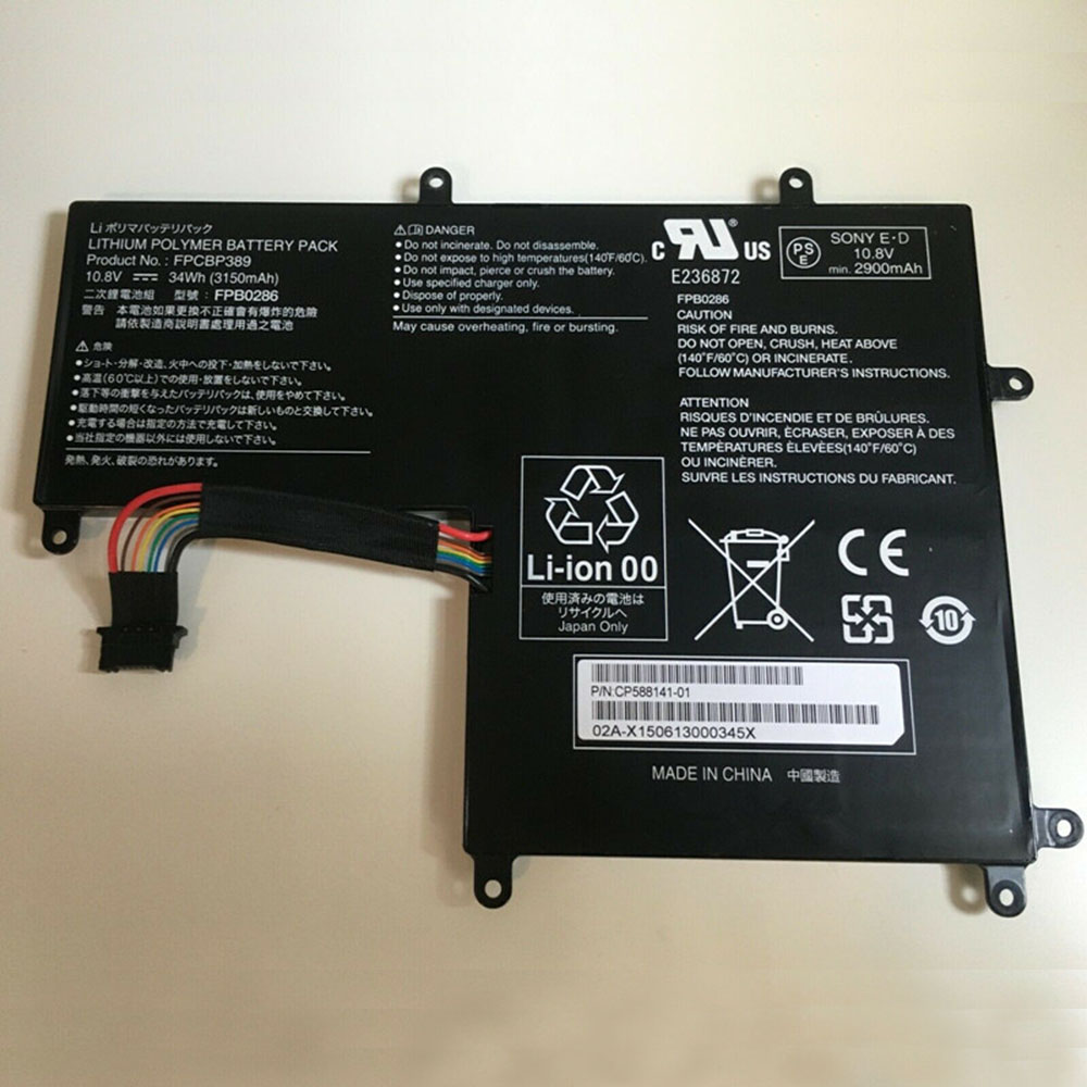 Fujitsu 3150mAh/34Wh 10.8V batterie