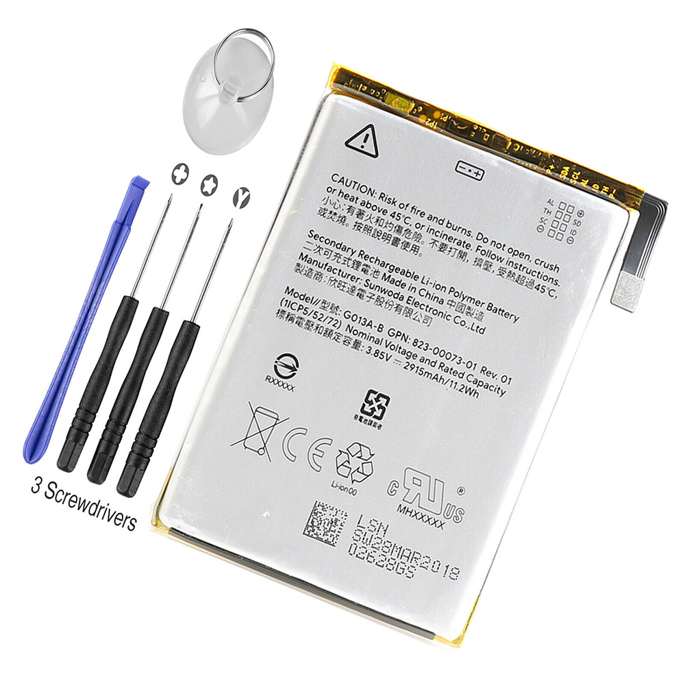 A 2915mAh/11.2WH 3.85V/4.4V batterie