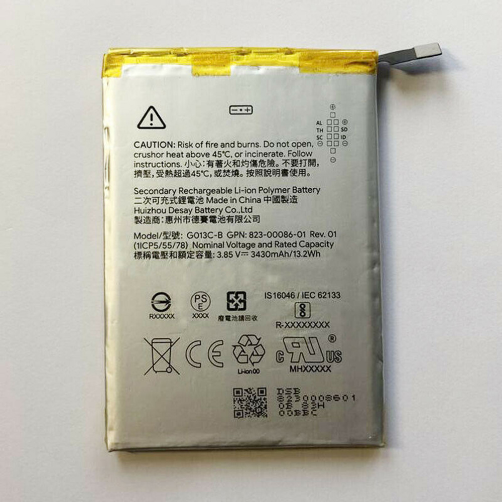 1 3430mAh/13.2WH 3.85V batterie