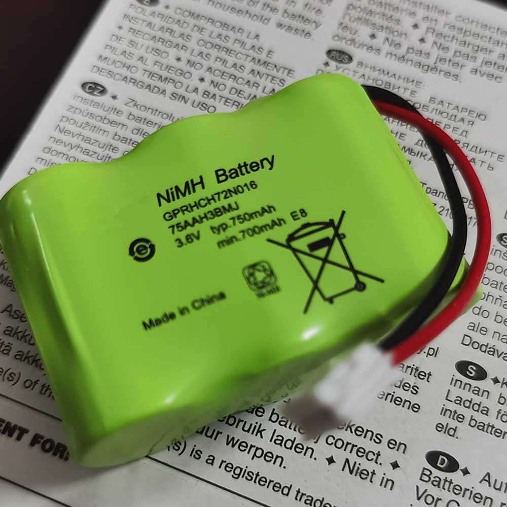 for 750mAh 3.6V batterie
