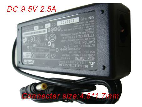 Adapter 100 - 240V 1.0A 50-60Hz 9.5V-2.5A batterie