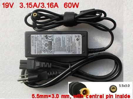  100-240V, 50/60Hz 19V - 3.16A batterie