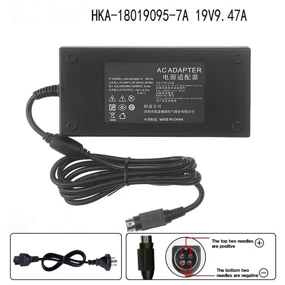 S 100-240V 50-60Hz 3A 19V 9.47A 180W batterie