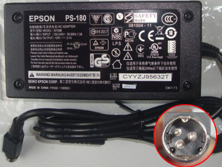 TM-88 DC24V. 1.5A/2.1A 100-240V~50-60HZ 1.3A 

(for worldwide use) 
 adapter