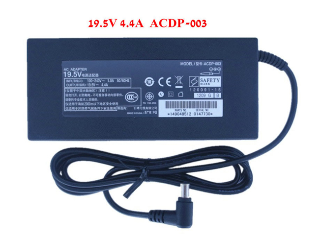 B3 100-240V~2.25A 50-60Hz 19.5V 4.35A/4.4A 85W batterie