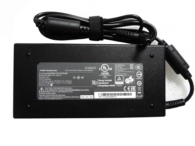 G7 100-240V~2.7A  50-60Hz (for worldwide use) 19.5V   7.7A, 150W batterie