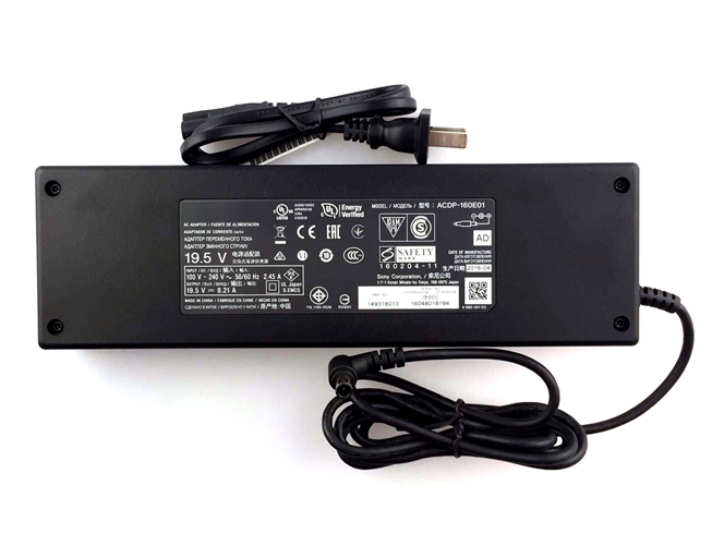 S 100-240V     50/60Hz(for worldwide use) 19.5V 8.21A,160W batterie