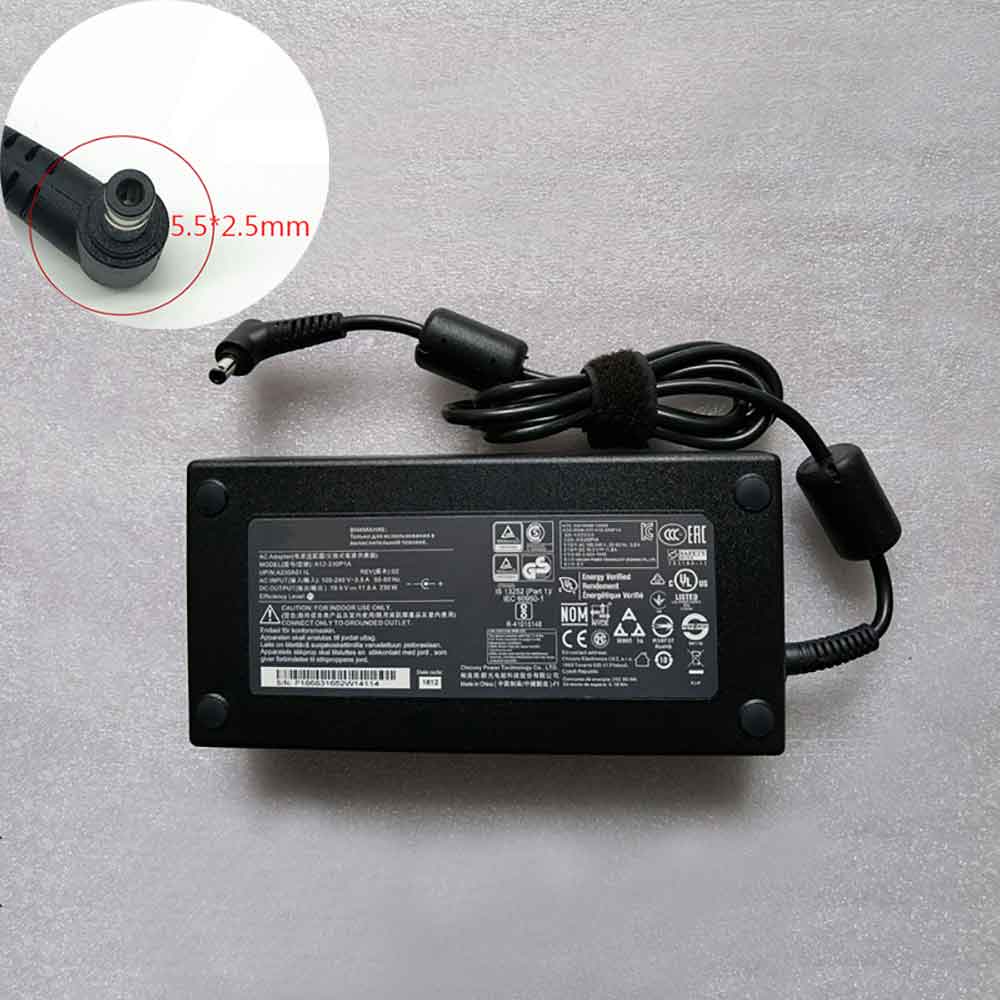 A12-230P1A 100V-240V 3.2A 50-60Hz 19.5V 11.8A 230W batterie