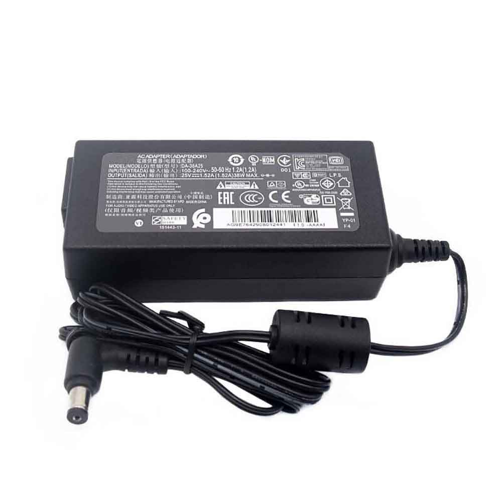 S 100-240V 50-60Hz 25V 1.52A 38W batterie