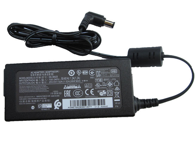 UN 100-240V 50-60Hz(for worldwide use) 25V1.52A /38W batterie