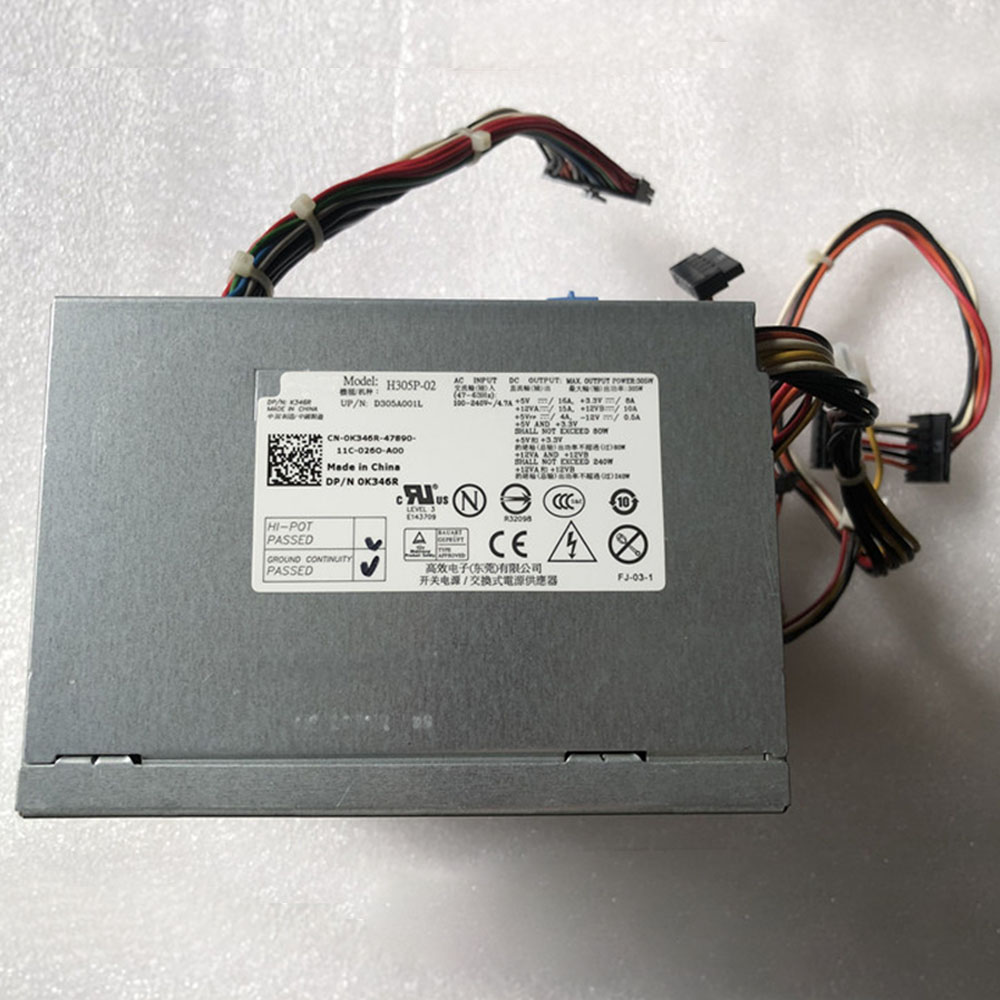 L305P-03 100-240V 4.7A 47-63Hz 305W batterie