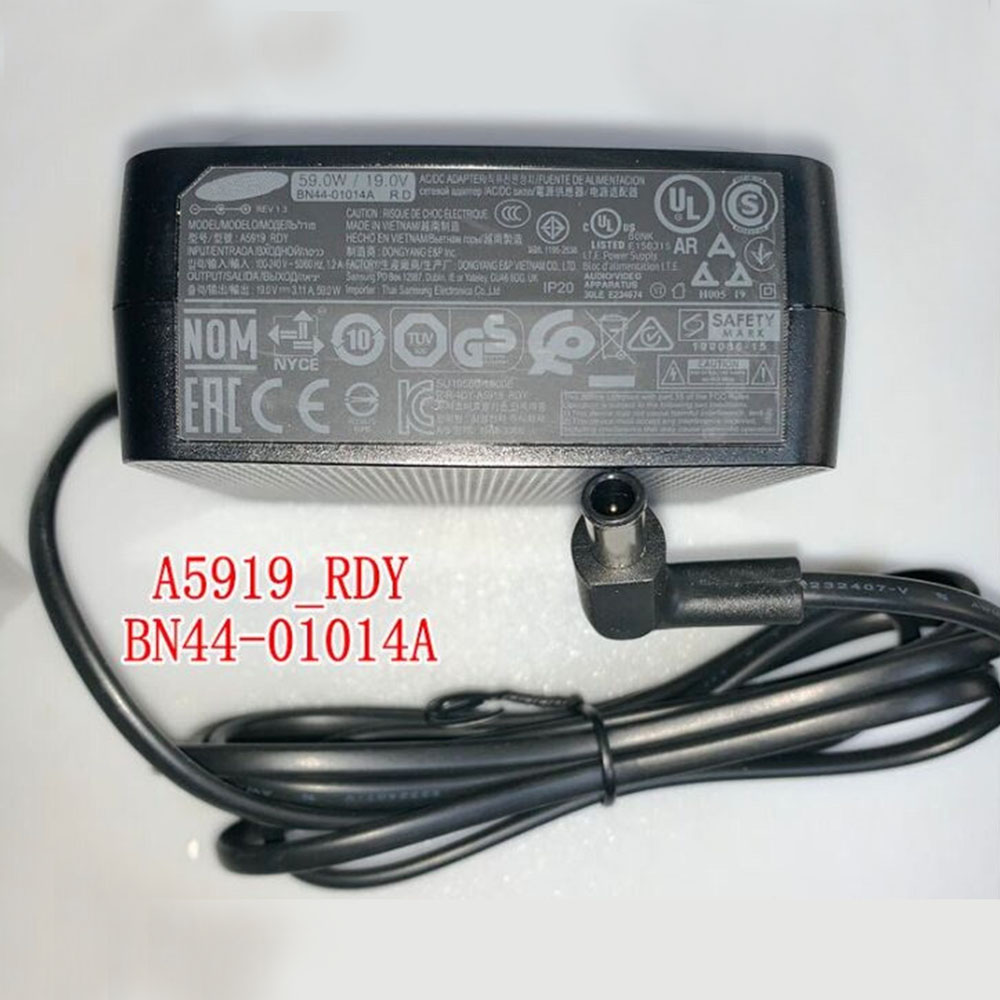 D 100-240V 50-60Hz 1.2A 19V 3.11A 59W batterie