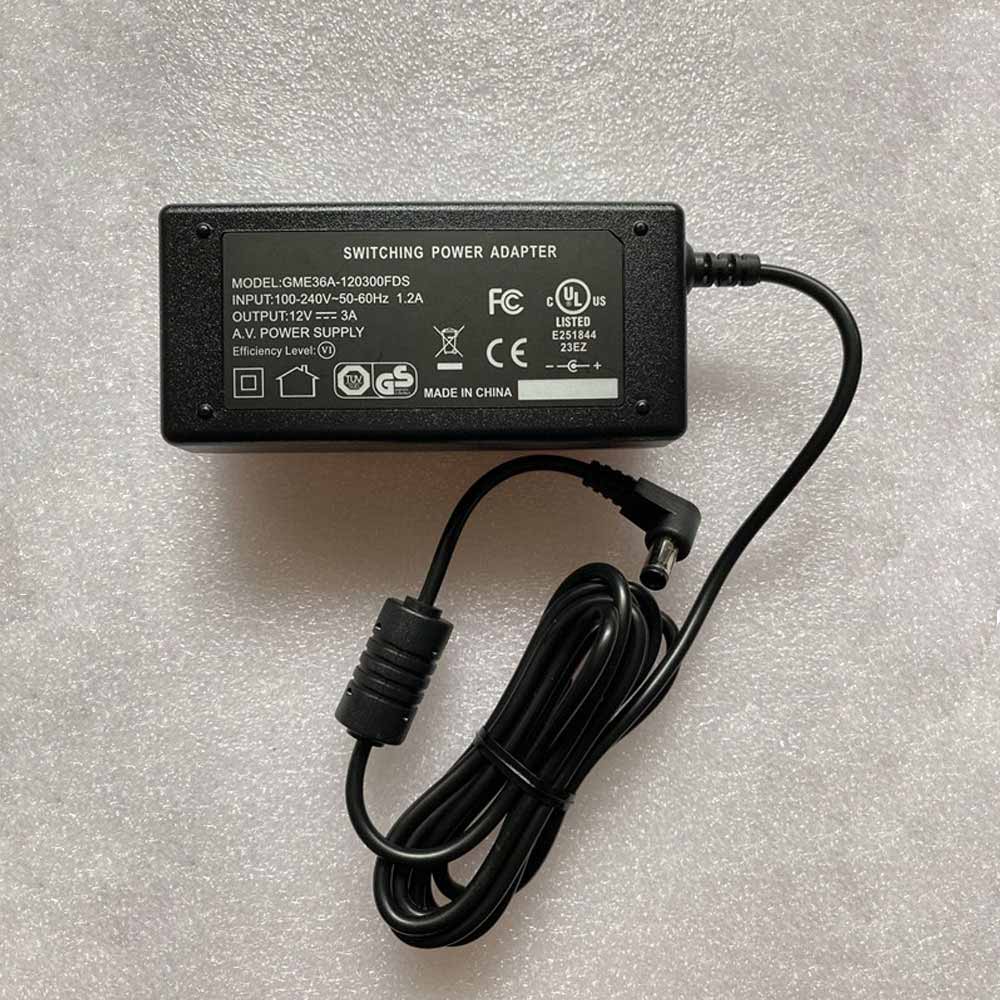 S 100V-240V 12V 3A 36W batterie