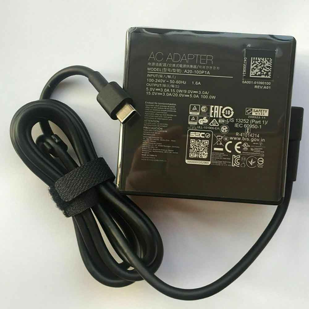 3 100-240V 50-60Hz 20V 5A 100W batterie