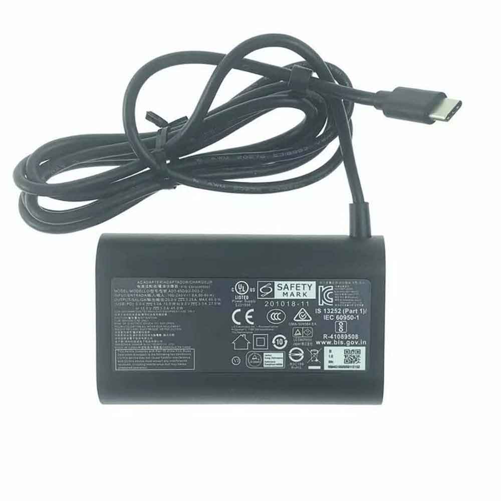  100-240V 1.6A 50-60Hz 20.0V 3.25A batterie