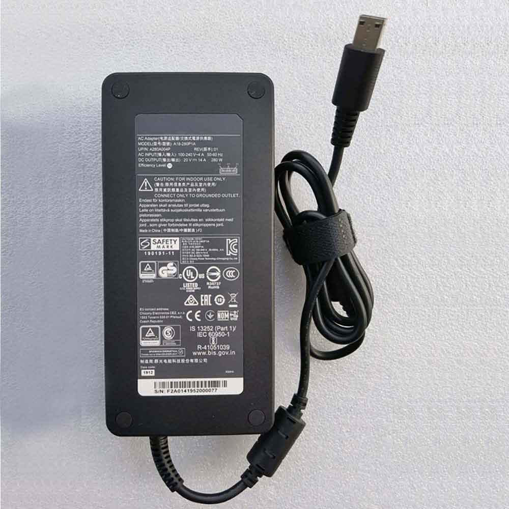 S 100-240V 50-60Hz 20V 14A 280W batterie