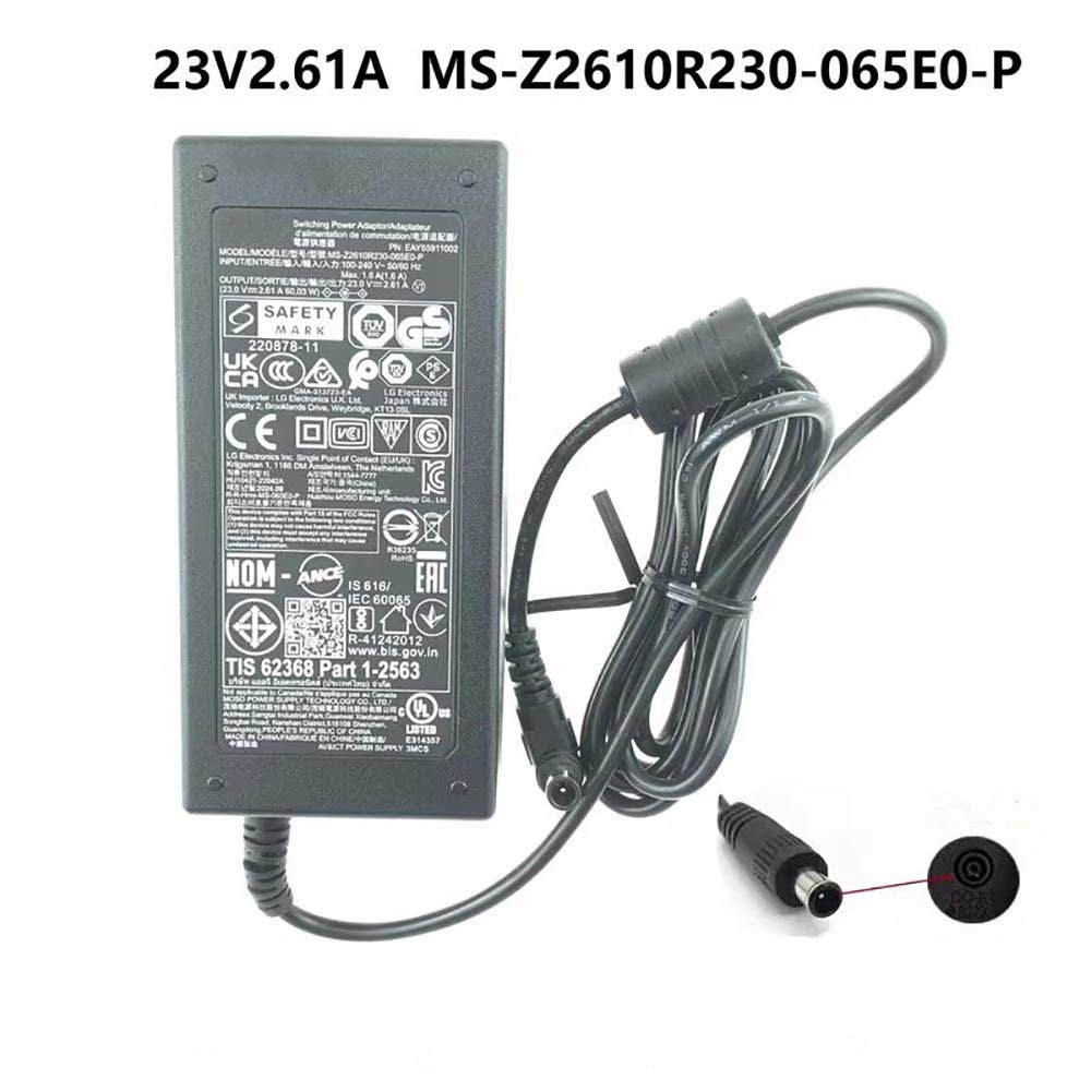 MS-Z2610R230-065E0-P Adaptateur ordinateur portable