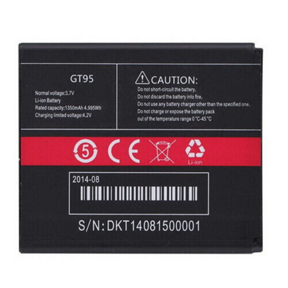 B 1350mAh/4.995WH 3.7V/4.2V batterie