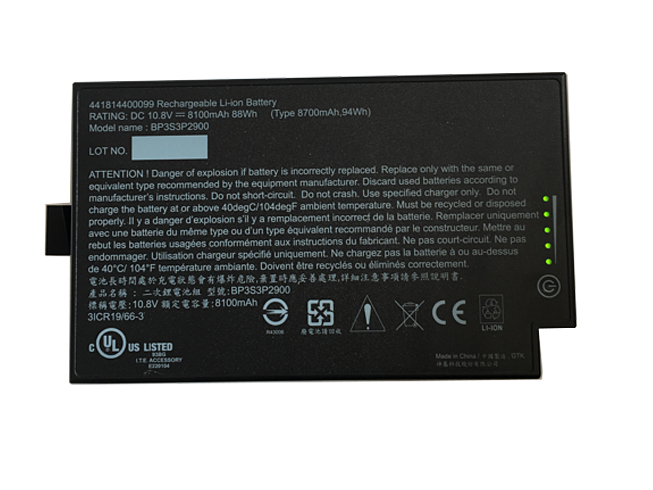 GETAC 8100mAh 10.8V batterie