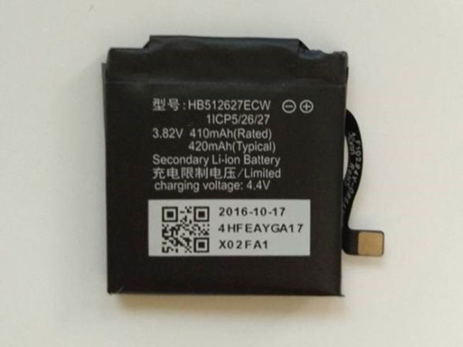 HB512627ECW 410MAH 3.82V batterie