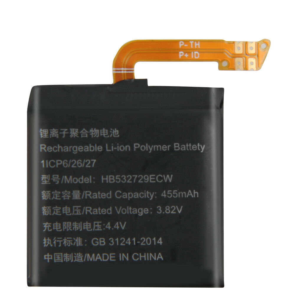 B 455mAh 3.82V/4.4V batterie
