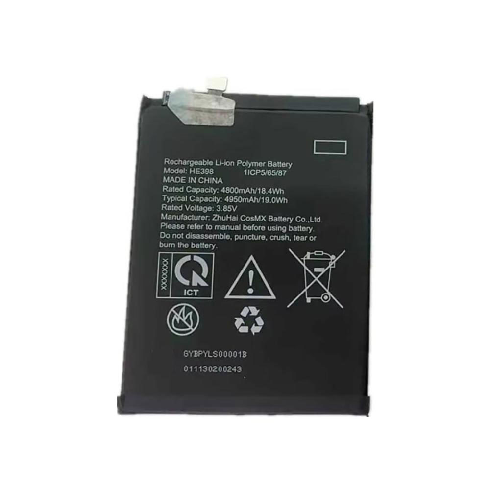 A 4950mAh 3.85V batterie