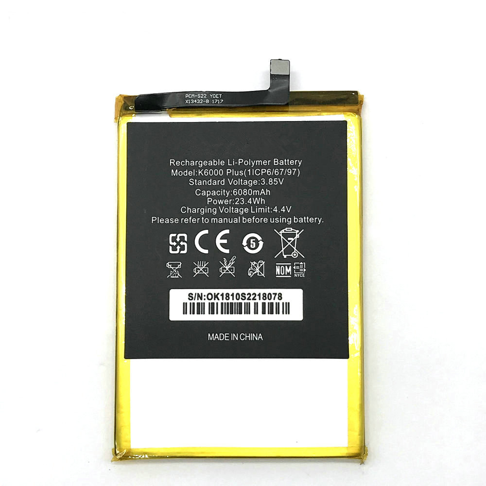 S 6080mAh/23.4WH 3.85V/4.4V batterie