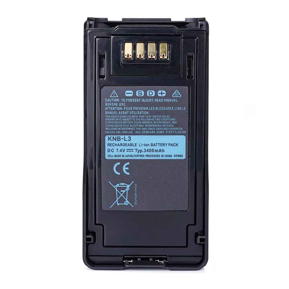 KNB-L3 3400mAh 7.4V batterie